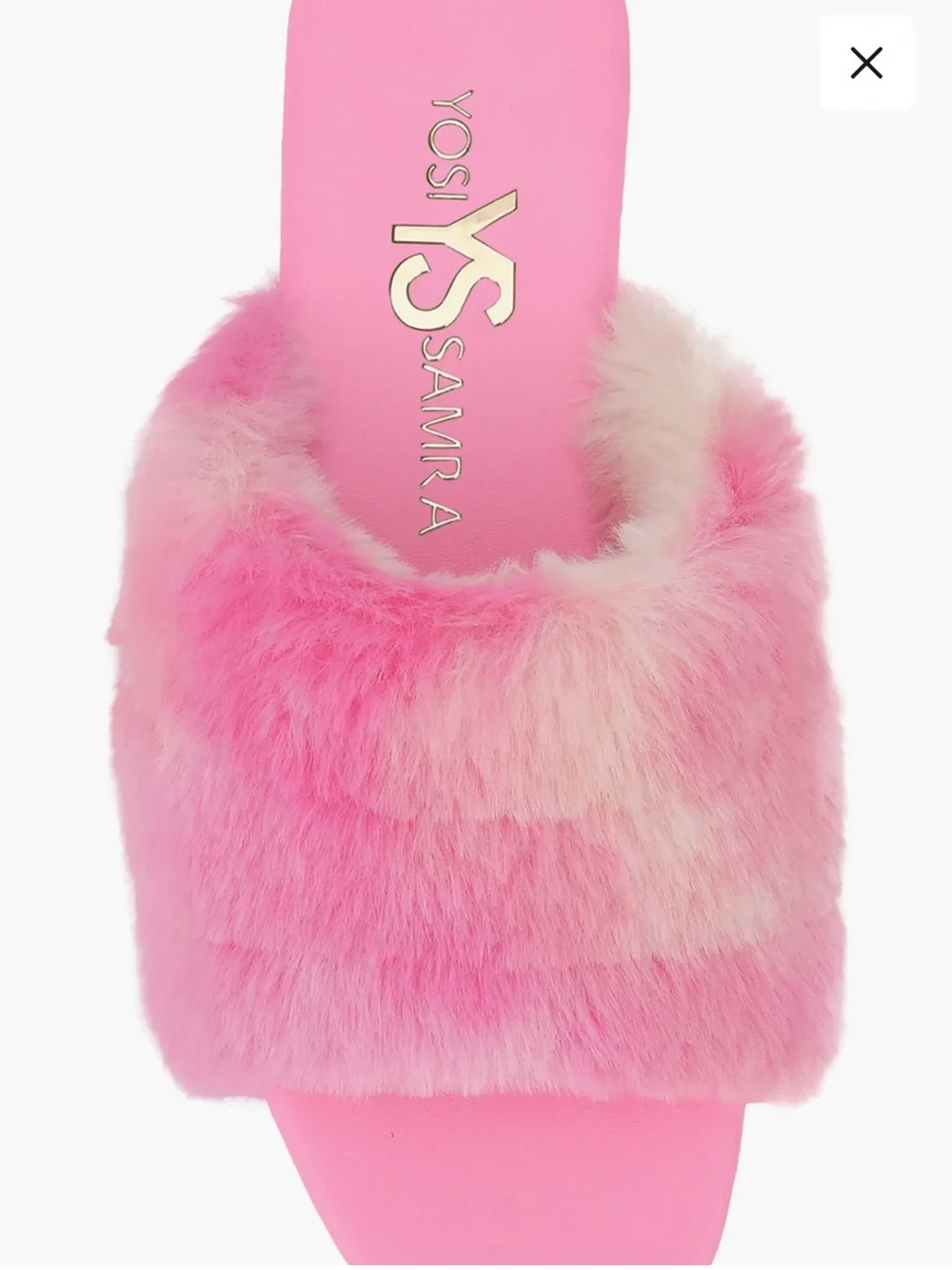 Yosi Samra Kids' Miss Nora Faux Fur Slide size 3M almost new in the original box
